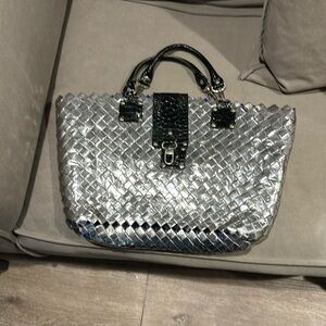 Bag made from candy wrappers from Puerto Rico